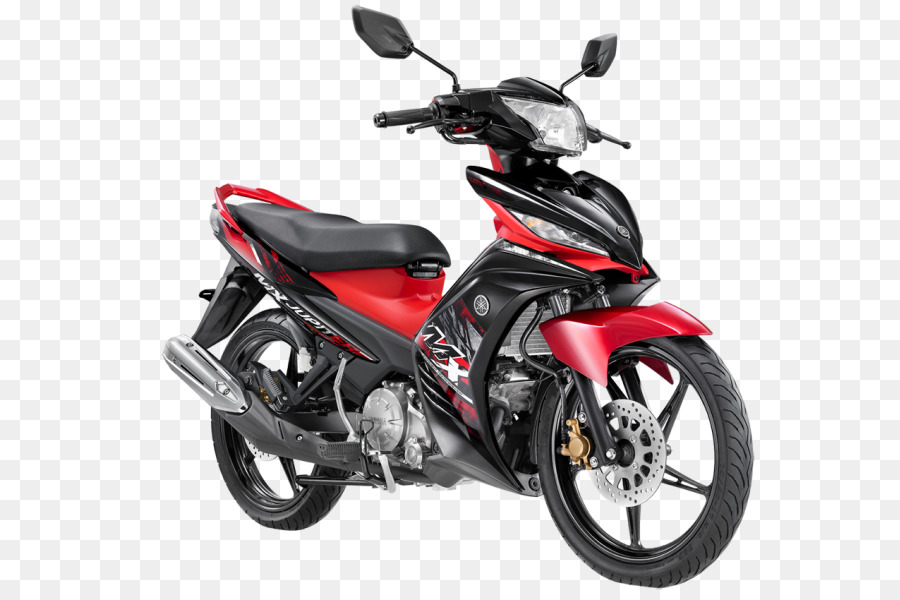 Sepeda Motor Merah Hitam，Skuter PNG