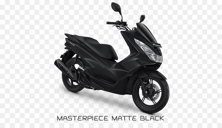 Sepeda Motor Hitam Matte，Skuter PNG