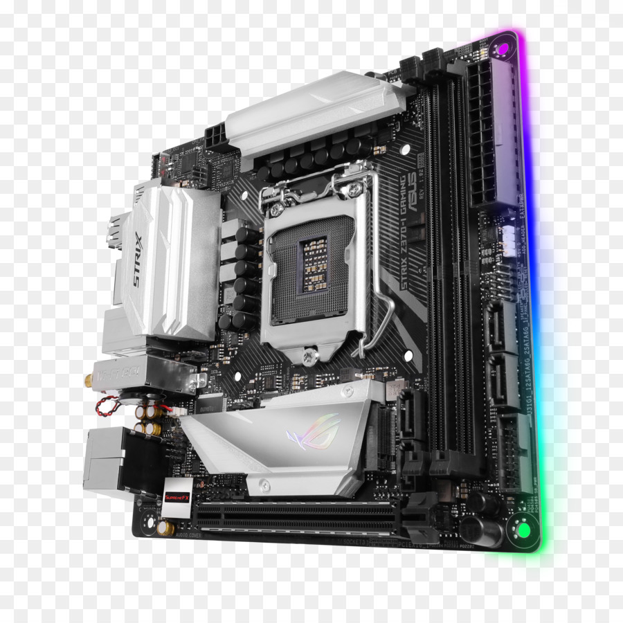 Intel，Asus Rog Strix Z370i Gaming Motherboard Mini Itx Lga1151 Socket Z370 Lga1151 Socket PNG