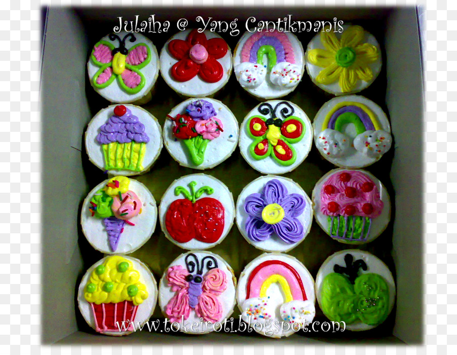 Cupcake，Kue Dekorasi PNG