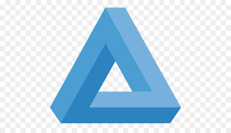 Logo Segitiga Biru，Geometris PNG