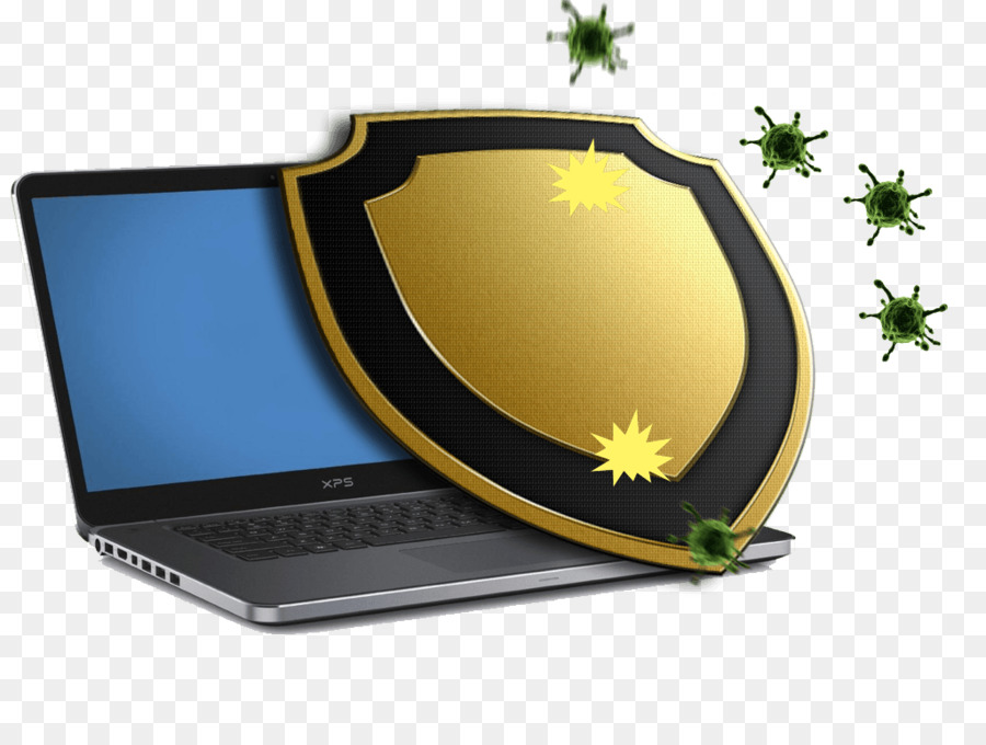 Laptop Dengan Perisai，Anti Virus PNG