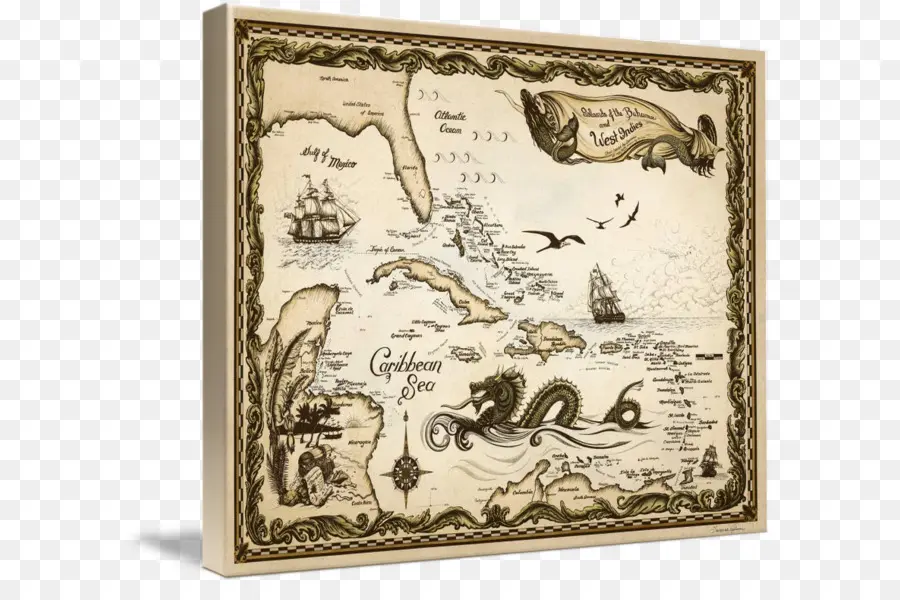 Hindia Barat，Peta Harta Karun PNG