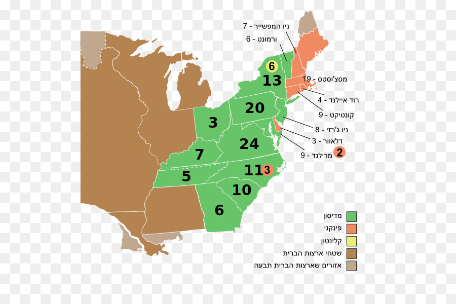 Amerika Serikat，Amerika Serikat Pemilihan Presiden Tahun 1808 PNG