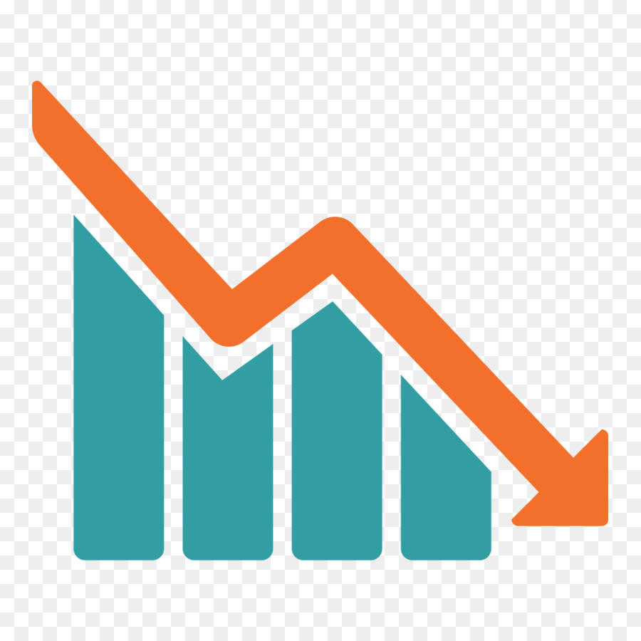 Grafik Menurun，Batang PNG