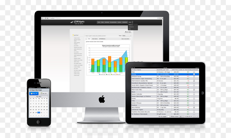 Jqwidgets，Perangkat Lunak Komputer PNG