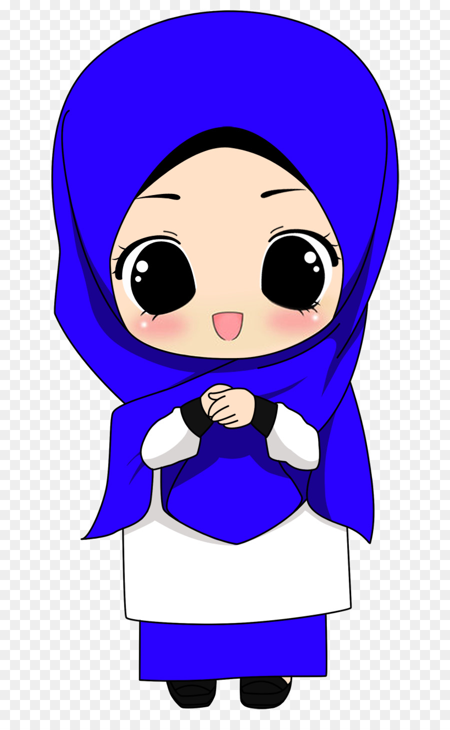 Gambar Kartun Hijab Senyum - Kumpulan Kartun