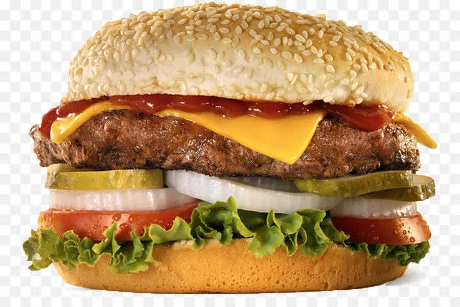 Hamburger，Burger Keju PNG