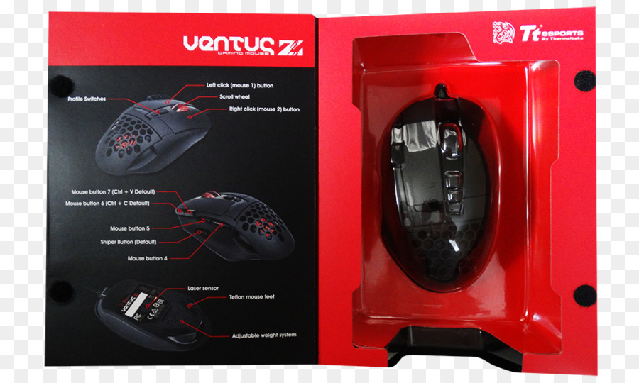 Mouse Komputer，Ventus Z Gaming Mouse Movezwdlobk01 PNG