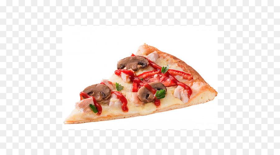 Irisan Pizza，Jamur PNG