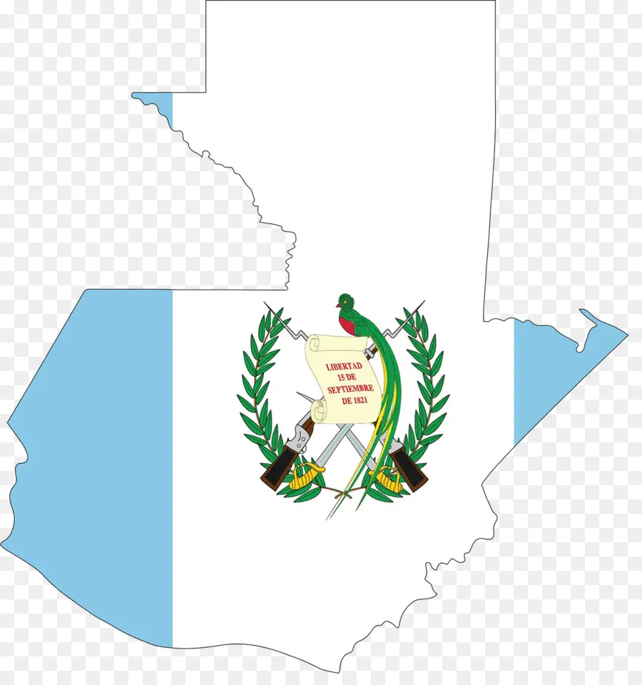 Peta Guatemala，Bendera PNG