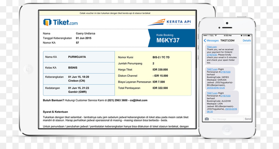 Kereta，Tiketcom PNG