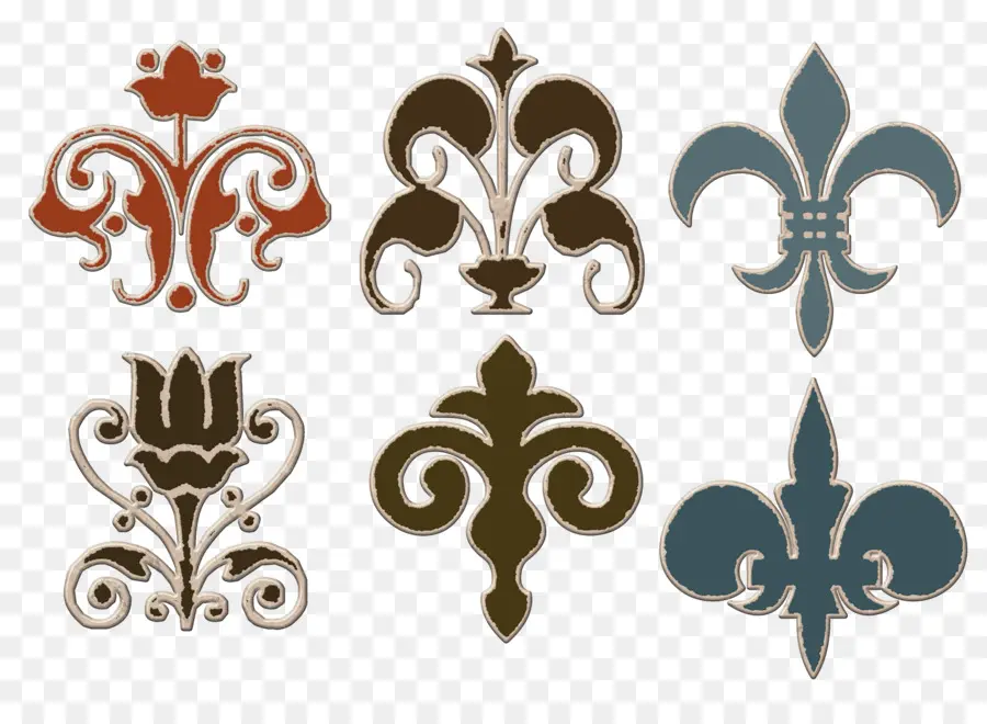 Fleur De Lis，Desain PNG