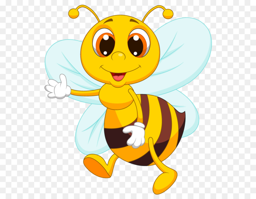  Lebah Kartun  Lebah  Madu Gambar Png