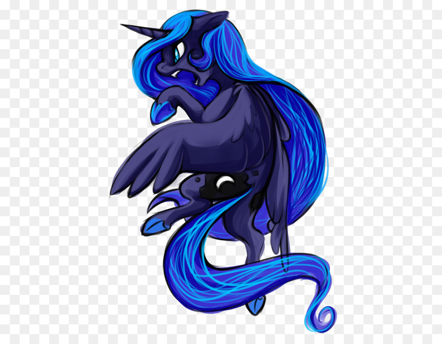 Unicorn Biru，Mitos PNG