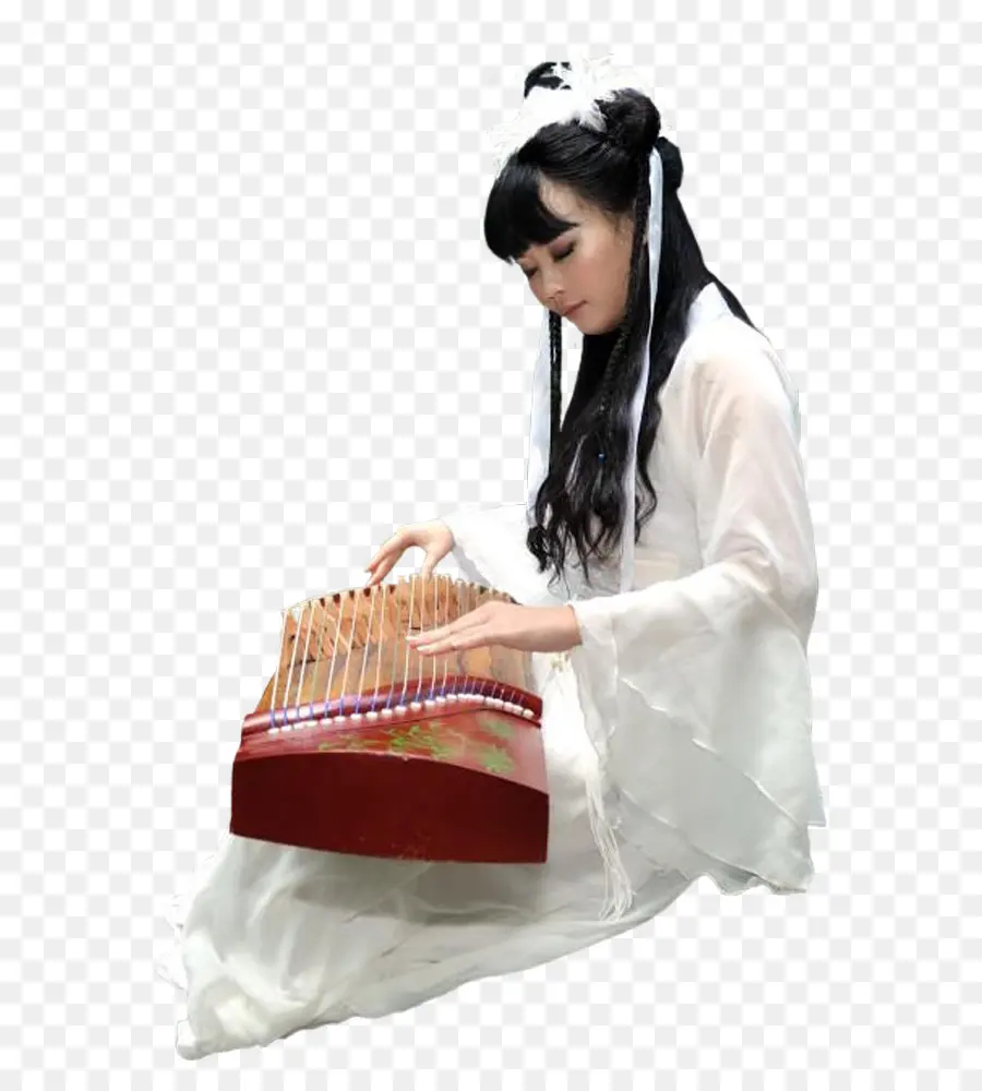 Wanita Bermain Guzheng，Tradisional PNG