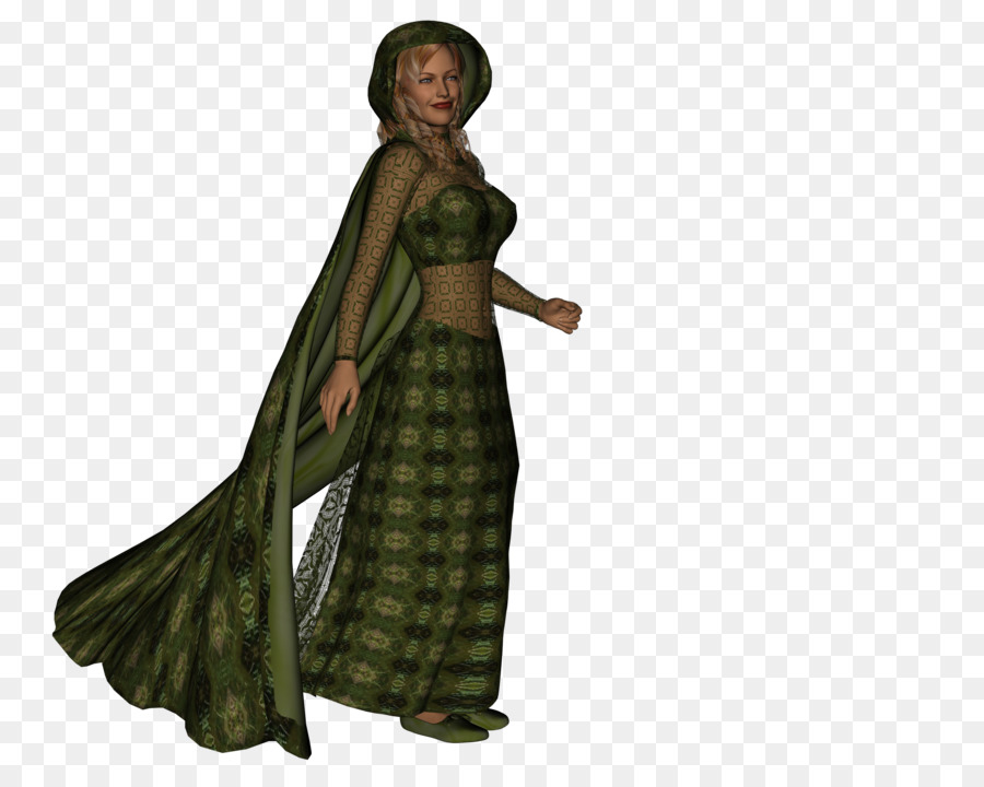 Gamis，Desain Kostum PNG