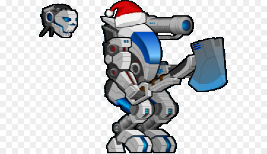 Robot，Topi Santa PNG