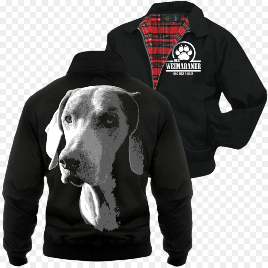 Jaket Hitam Dengan Print Anjing，Jaket PNG