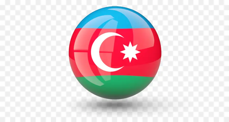 Bendera Azerbaijan，Bulat PNG