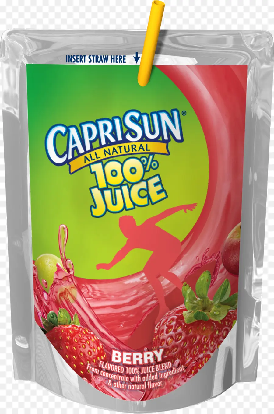 Capri Sun Berry，Jus PNG