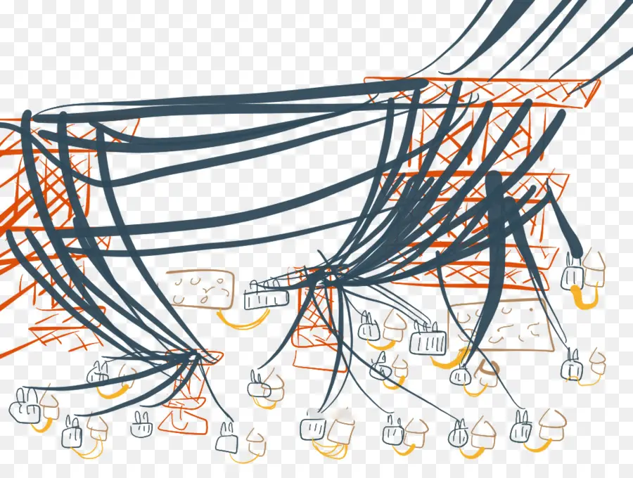 Garis Overhead Power，Tegangan Tinggi PNG