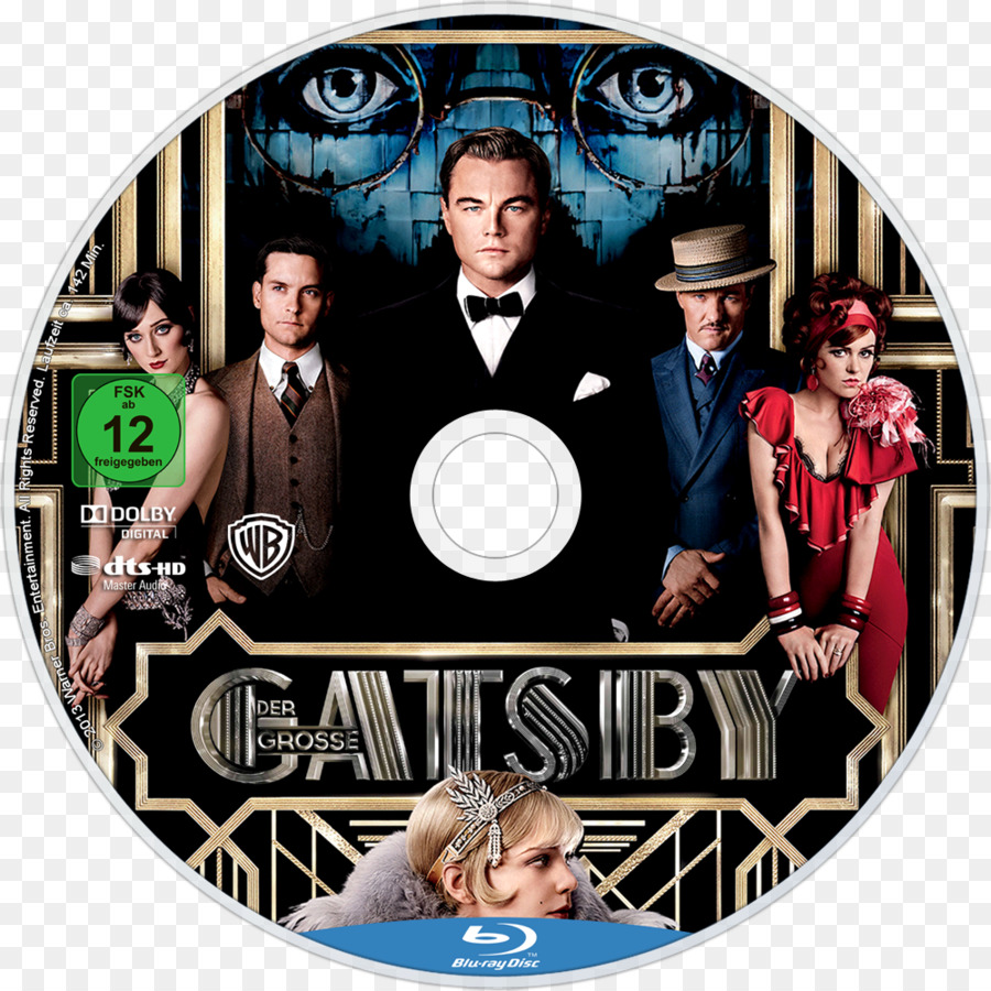 Blu Ray Great Gatsby，Film PNG