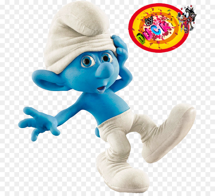 Karakter Kartun Biru，Smurf PNG