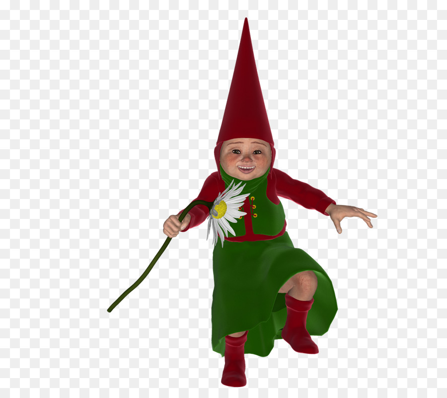 Gnome Dengan Bunga，Kebun PNG