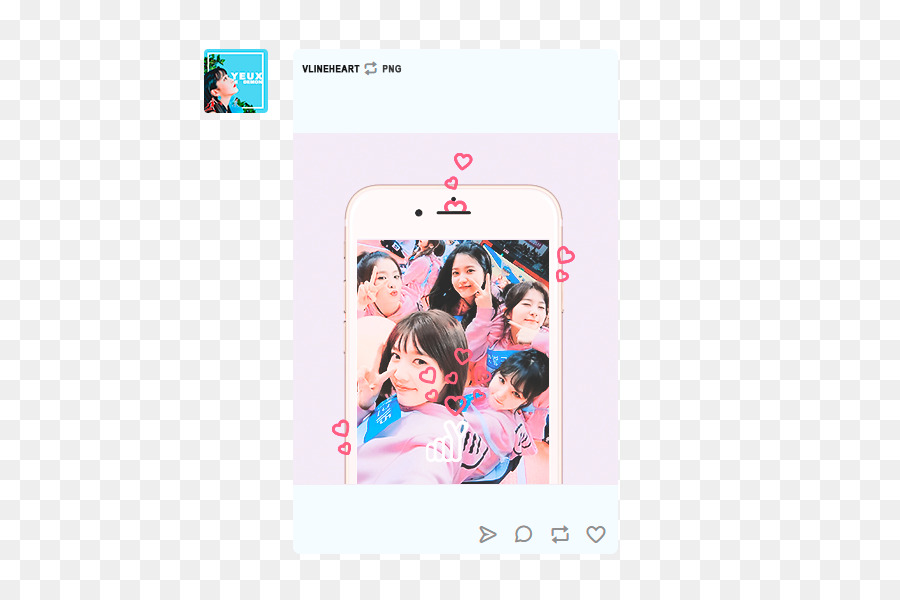 Smartphone，Pink M PNG