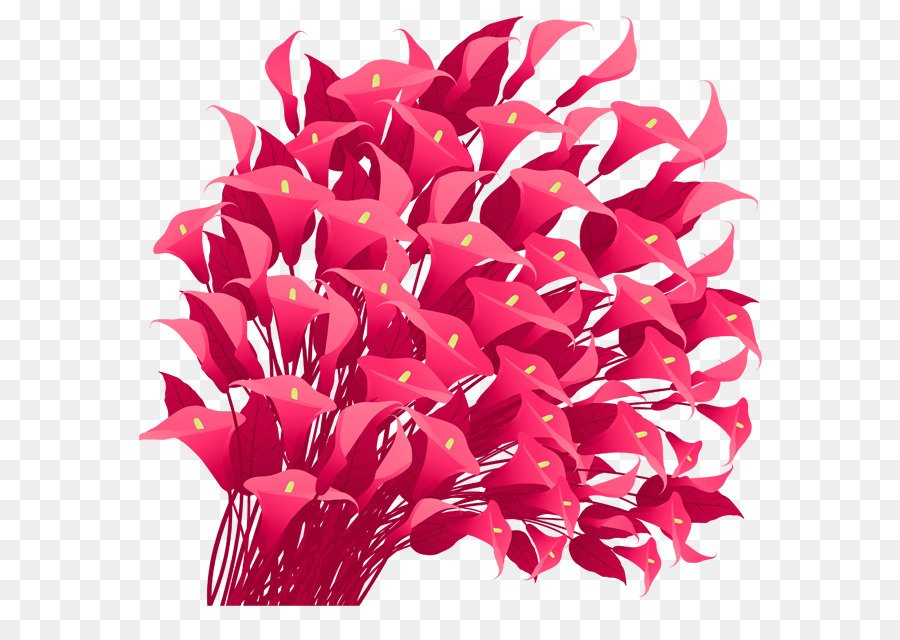 Bunga Potong，Merah PNG