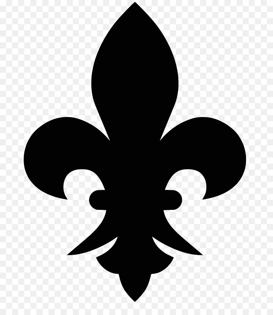 Fleur De Lis，Hitam PNG