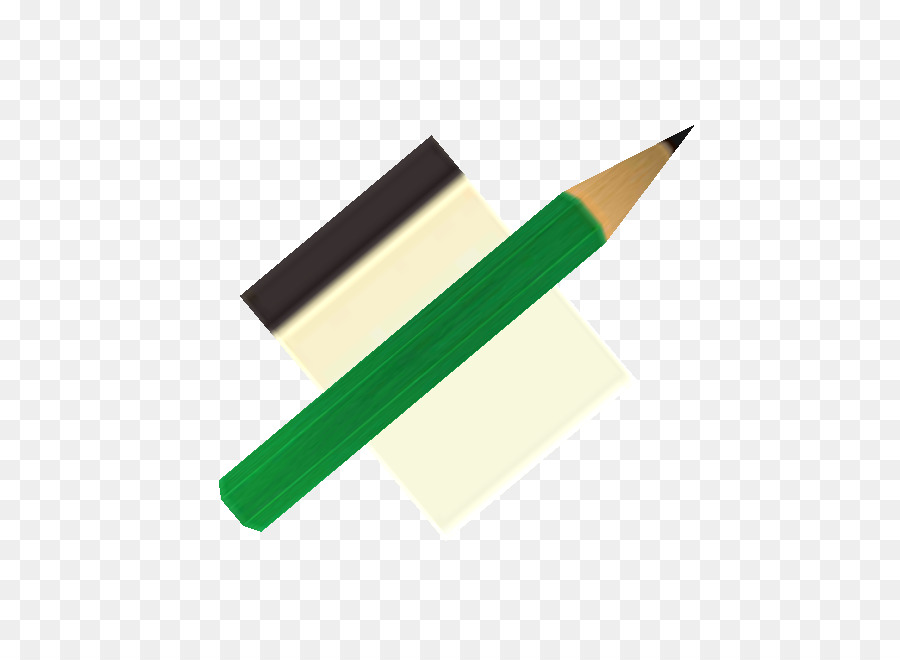 Pensil Hijau Dan Kuning，Menulis PNG