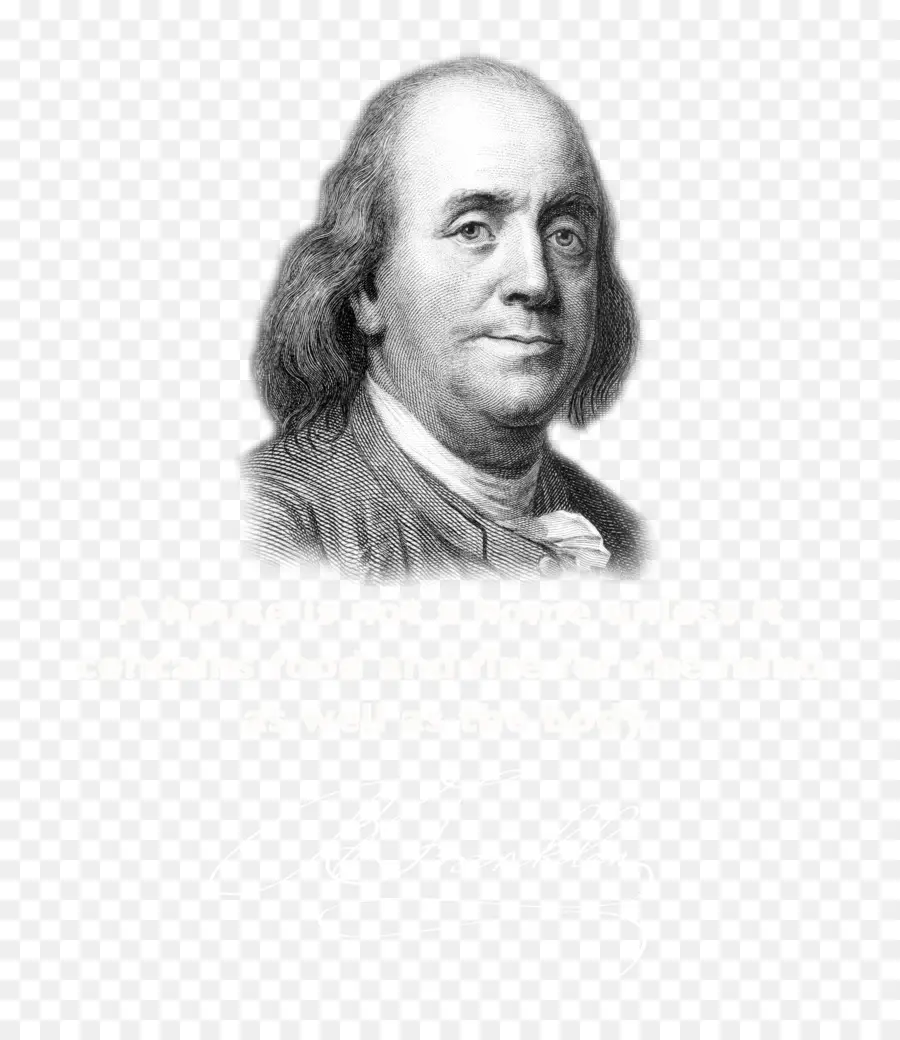 Potret Benyamin Franklin，Historis PNG