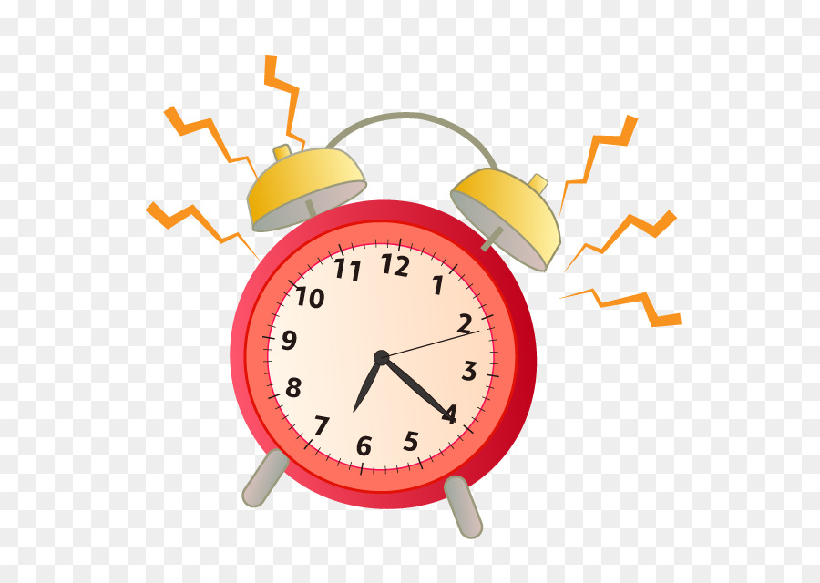 Jam Alarm，Oranye PNG