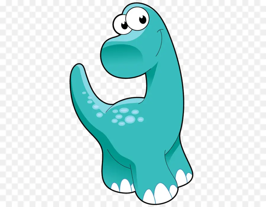 Dinosaurus Biru，Imut Imut PNG