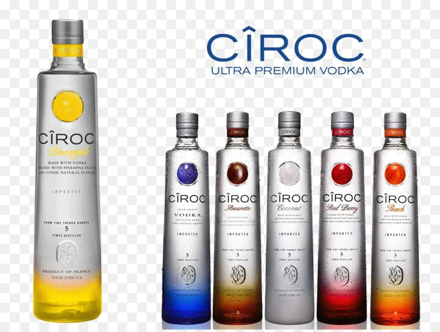 Botol Vodka Cîroc，Alkohol PNG