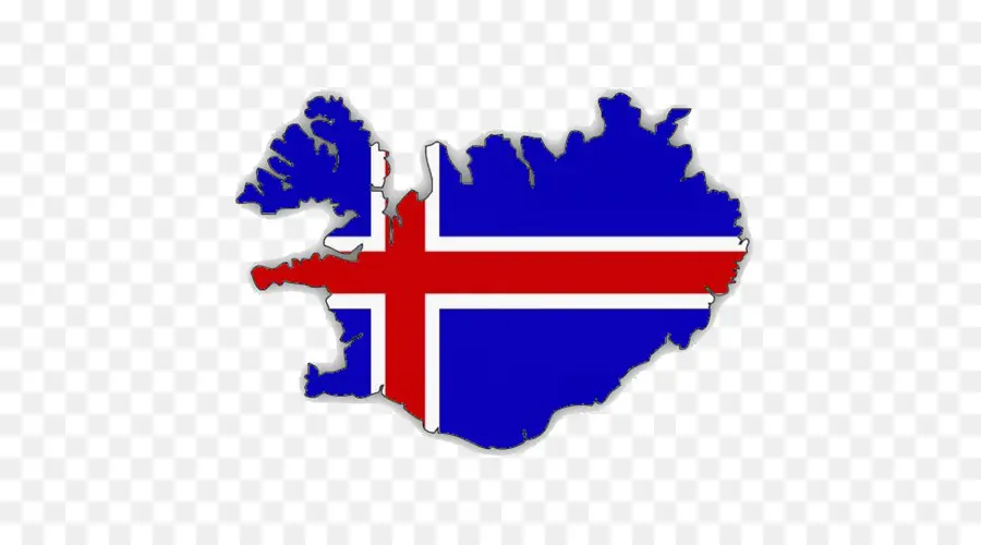 Peta Bendera Islandia，Bendera PNG