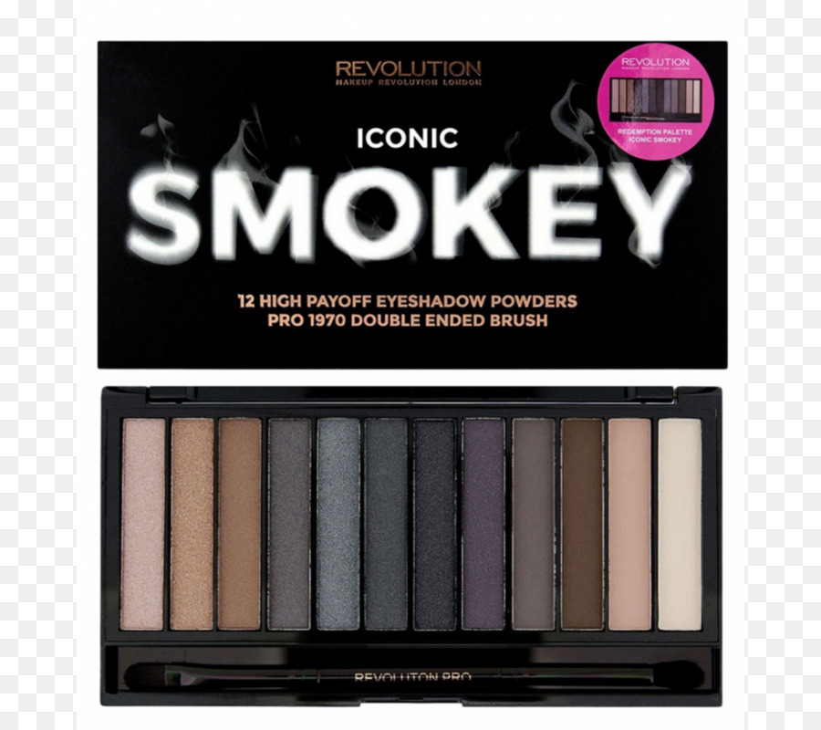 Makeup Revolution Ikonik Smokey Eyeshadow Palette，Mata PNG