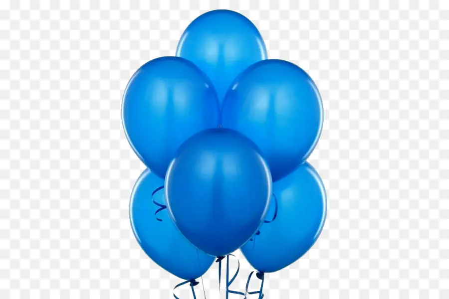 Balon Biru，Balon PNG