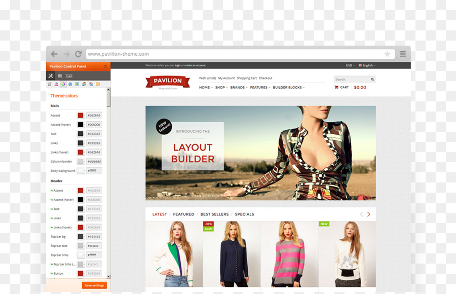 Halaman Web，Opencart PNG