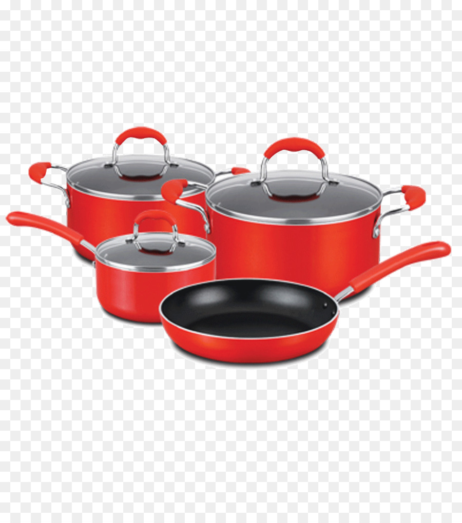 Set Peralatan Masak Merah，Pot PNG