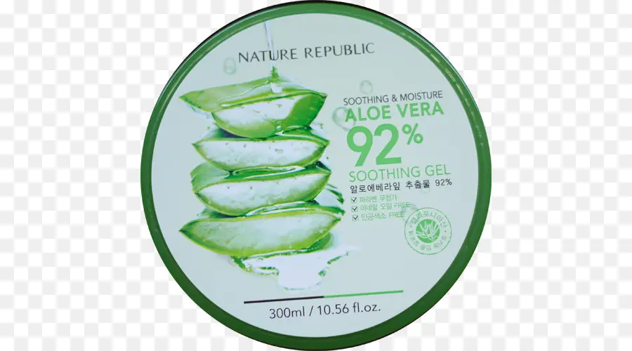 Nature Republic Soothing Moisture Aloe Vera 92 Soothing Gel，Lidah Buaya PNG