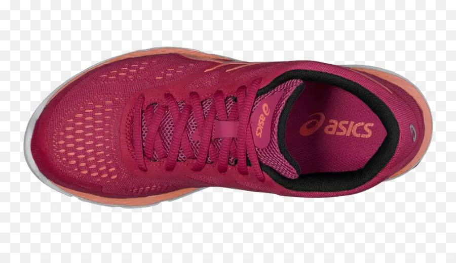 Sepatu Asics Merah，Sepatu Kets PNG