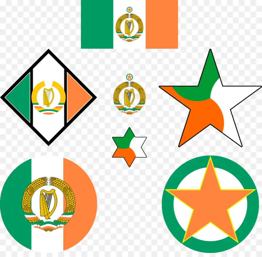 Bendera Irlandia，Simbol PNG