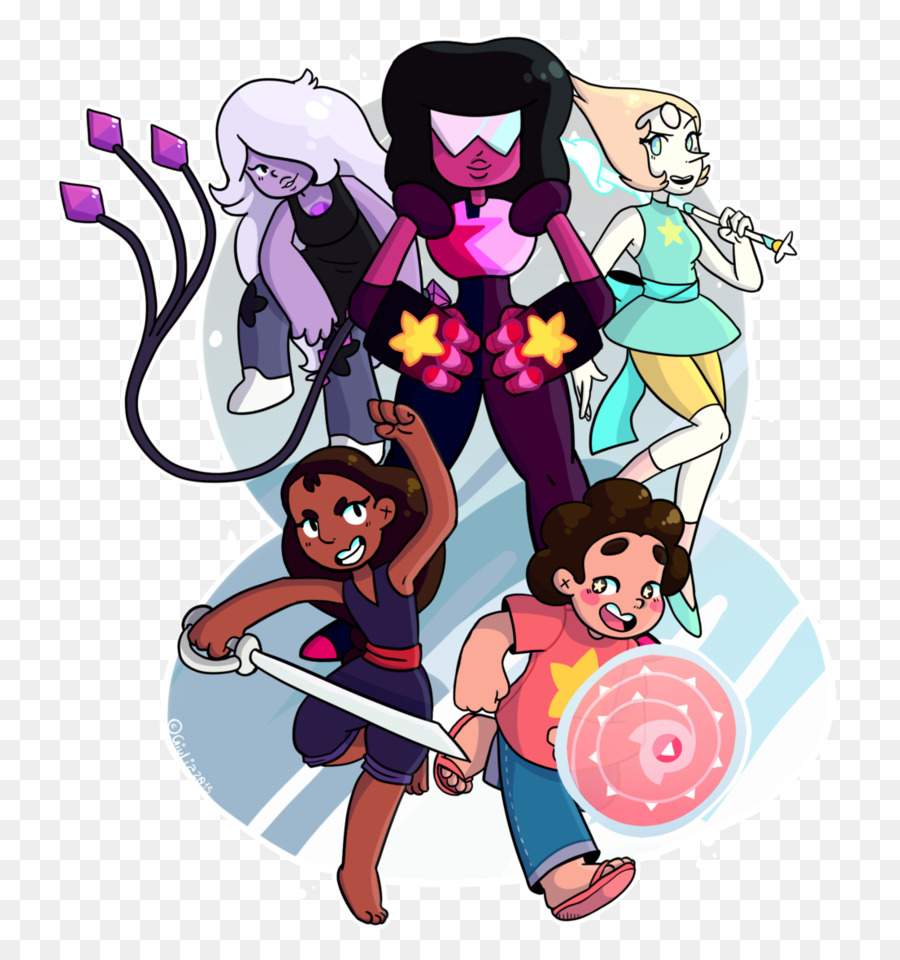 Karakter Steven Universe，Garnet PNG