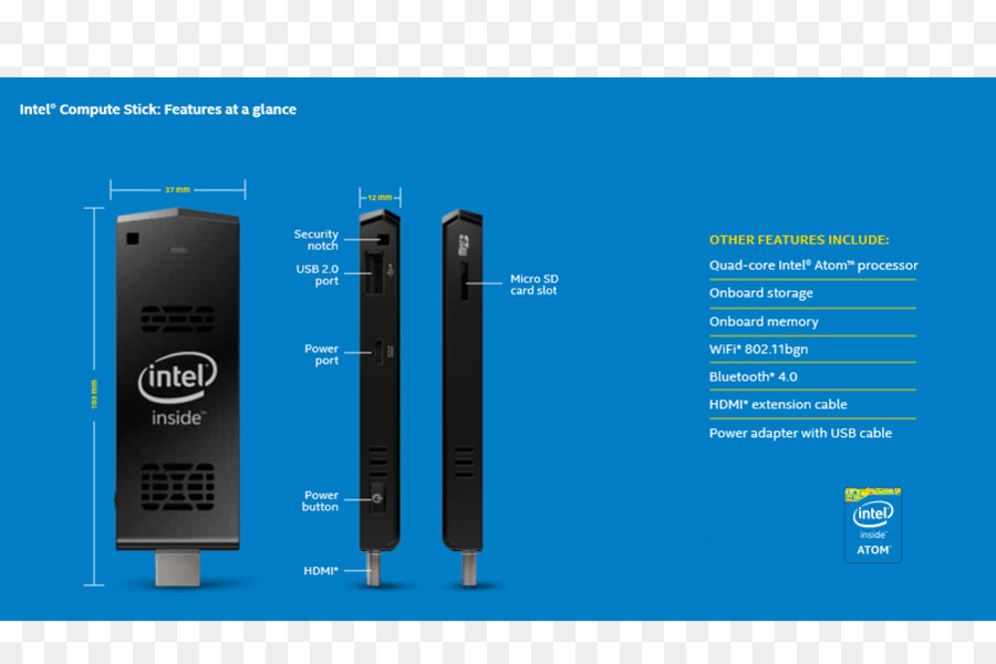 Intel，Intel Menghitung Stick PNG