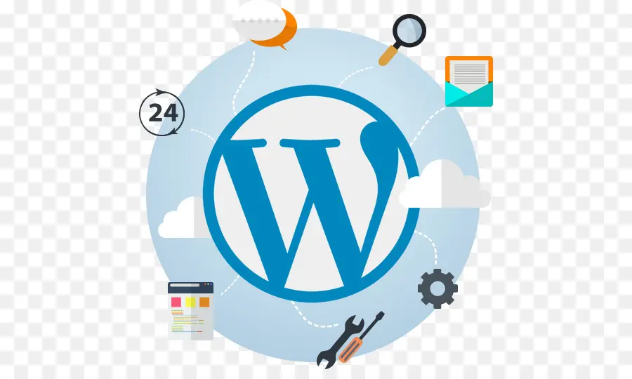 Wordpress，Situs Web PNG