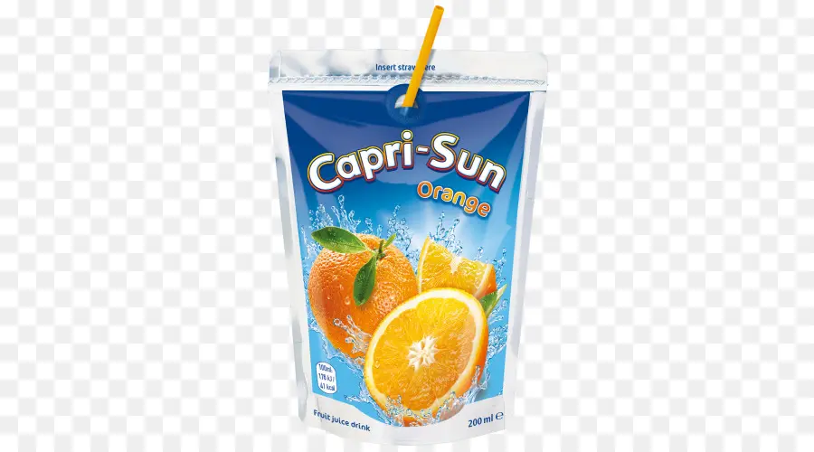 Capri Sun Orange，Jus PNG