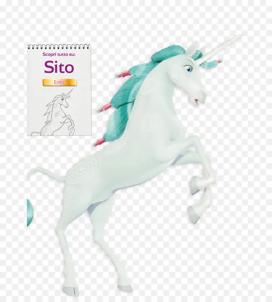 Unicorn Putih，Fantasi PNG